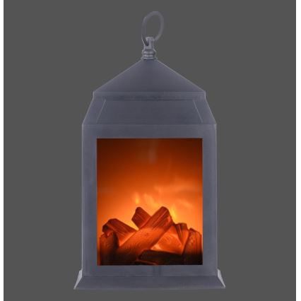 Leuchten Direkt 86220-18 - Linterna decorativa LED CHIMNEY LED/0,6W/3xAAA