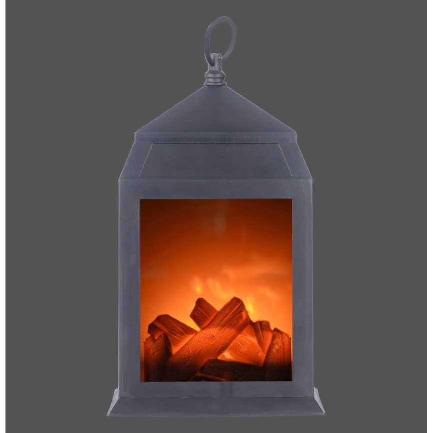 Leuchten Direkt 86220-18 - Linterna decorativa LED CHIMNEY LED/0,6W/3xAAA