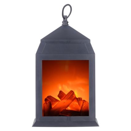 Leuchten Direkt 86220-18 - Linterna decorativa LED CHIMNEY LED/0,6W/3xAAA