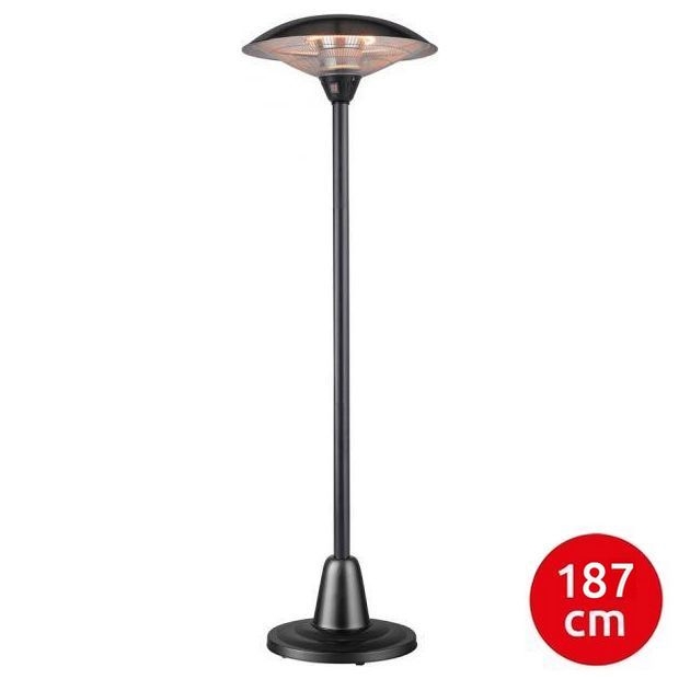 Leuchten Direkt 99501-18 - Elemento calefactor para exteriores GLOW 1500-3000W/230V 1,87 m IP34 negro