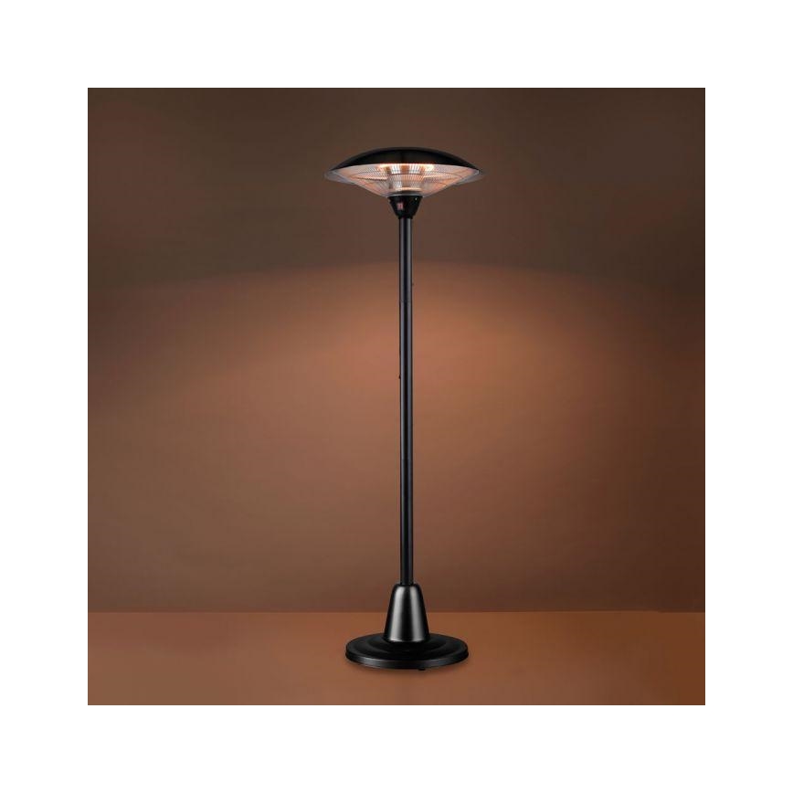 Leuchten Direkt 99501-18 - Elemento calefactor para exteriores GLOW 1500-3000W/230V 1,87 m IP34 negro