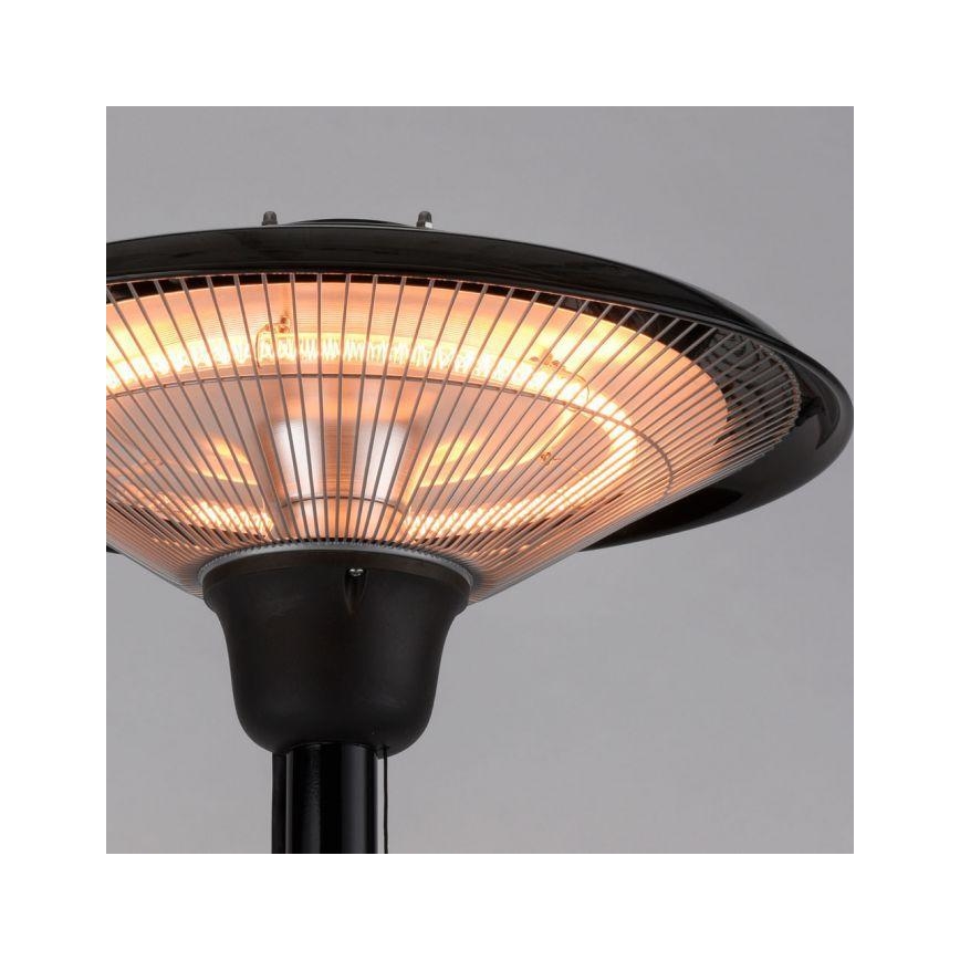 Leuchten Direkt 99501-18 - Elemento calefactor para exteriores GLOW 1500-3000W/230V 1,87 m IP34 negro