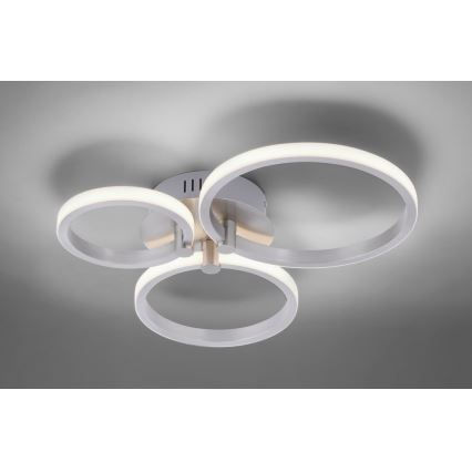 Leuchten Direkt 12110-55 - Lámpara de techo de montaje en superficie JOHANNA LED/4,5W/230V+LED/6W+LED/7,5W