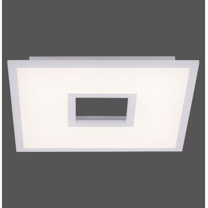 Leuchten Direkt 11645-16 - Plafón LED RGB regulable RECESS LED/22,5W/230V + LED/5W + control remoto