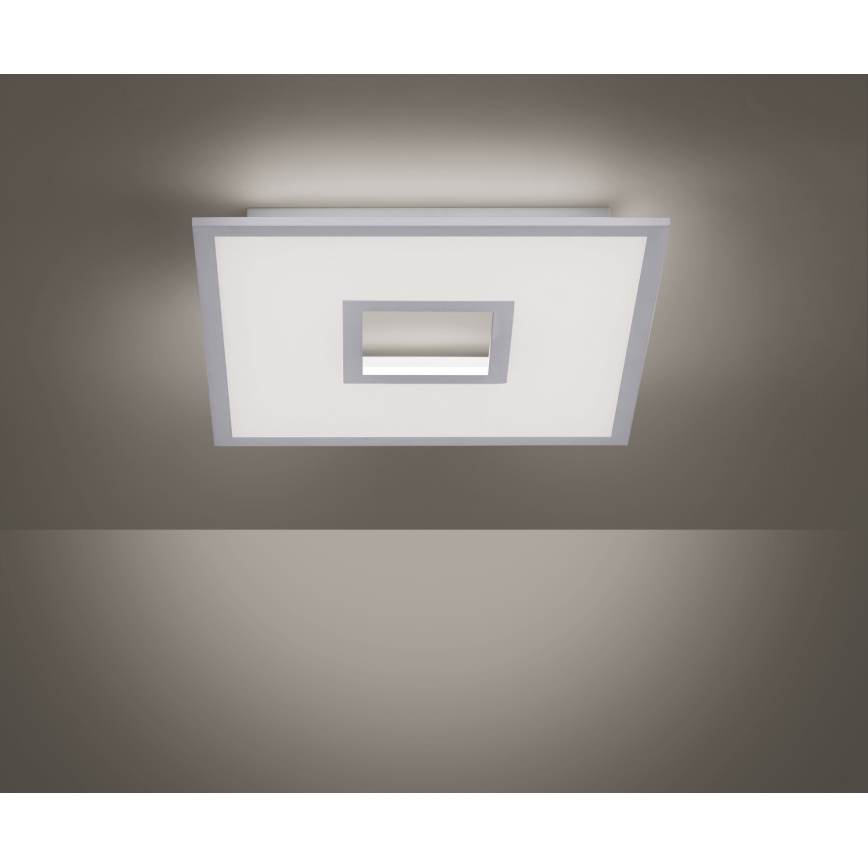 Leuchten Direkt 11645-16 - Plafón LED RGB regulable RECESS LED/22,5W/230V + LED/5W + control remoto