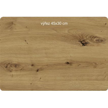 Li-Go 23628/DUB3 - Reloj de pared LED/1xAA Ø 32 cm roble claro/Circular