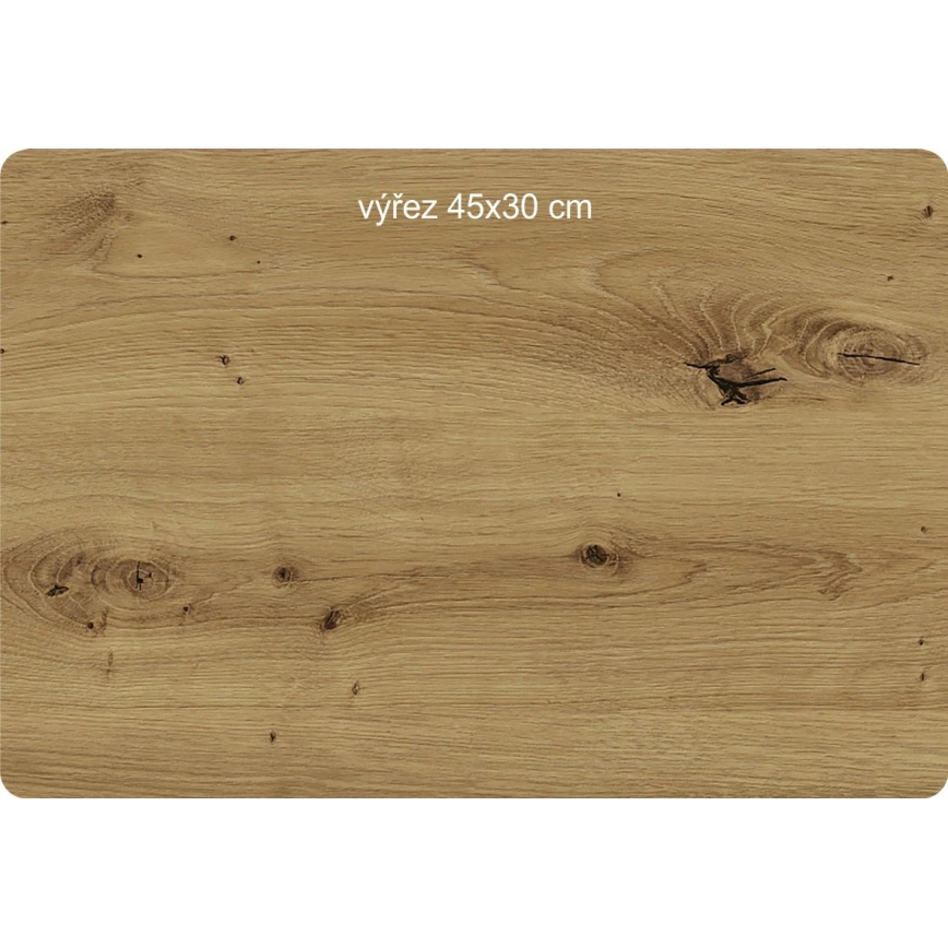 Li-Go 23628/DUB3 - Reloj de pared LED/1xAA Ø 32 cm roble claro/Circular