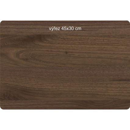 Li-Go 23654 - Decoración de sobremesa LED regulable LED/12W/230V 20x22 cm nogal/Composición de musgo