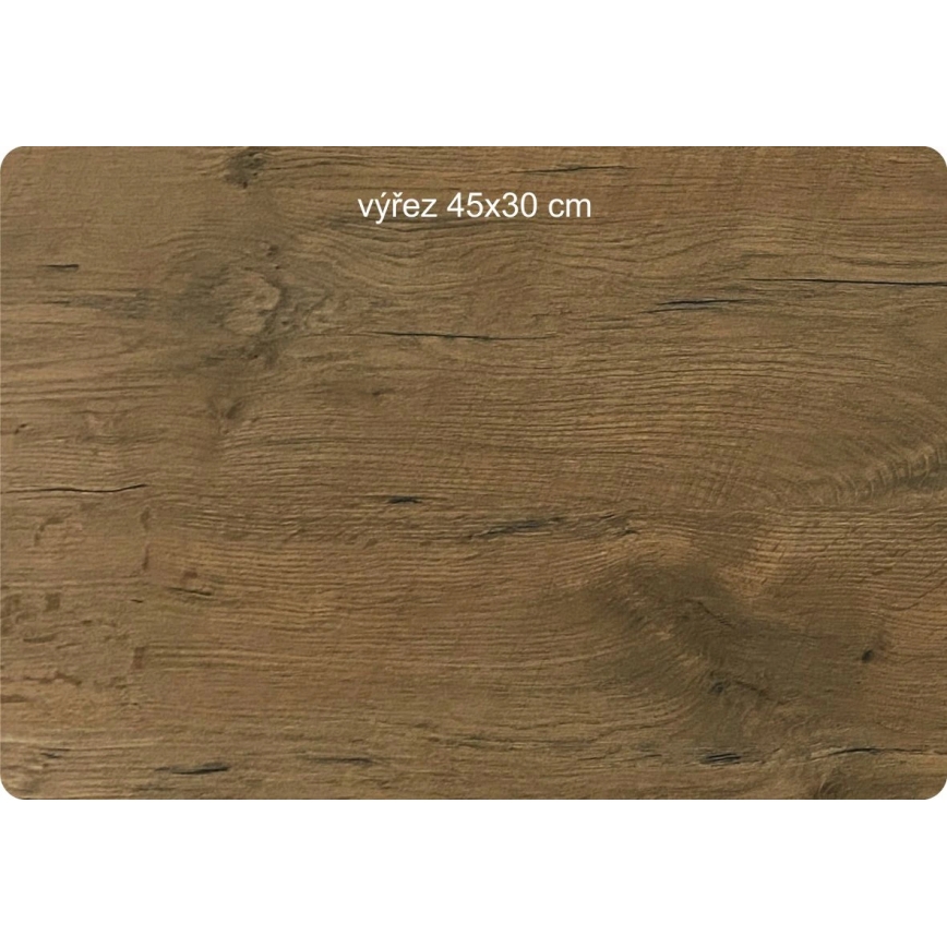 Li-Go 4070/DUB2 - Lámpara de mesa decorativa LED/12W/230V 19x19 cm roble/caballo