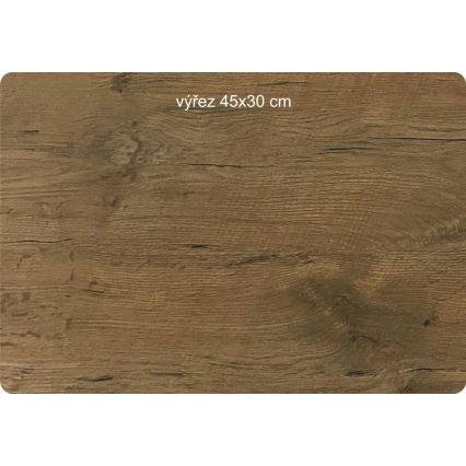 Li-Go 4868/DUB2 - Decoración de pared LED regulable LED/24W/230V 110x60 cm roble/Mapa del mundo con paralelos