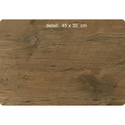 Li-Go 5275/DUB2 - Decoración de pared LED regulable LED/10W/5V 20000 mAh 42x42 cm roble/Roble en círculo + mando a distancia