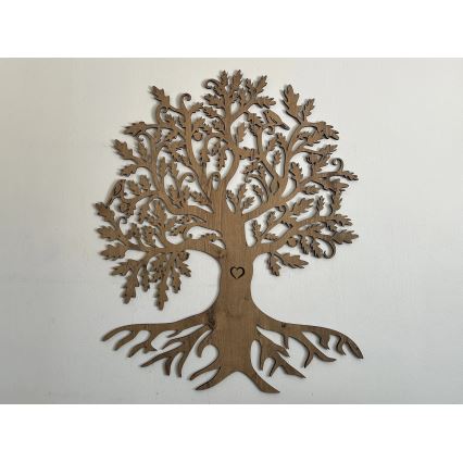 Li-Go 5729/DUB2 - Decoración mural LED con sensor de movimiento LED/10W/5V 90x110 cm roble