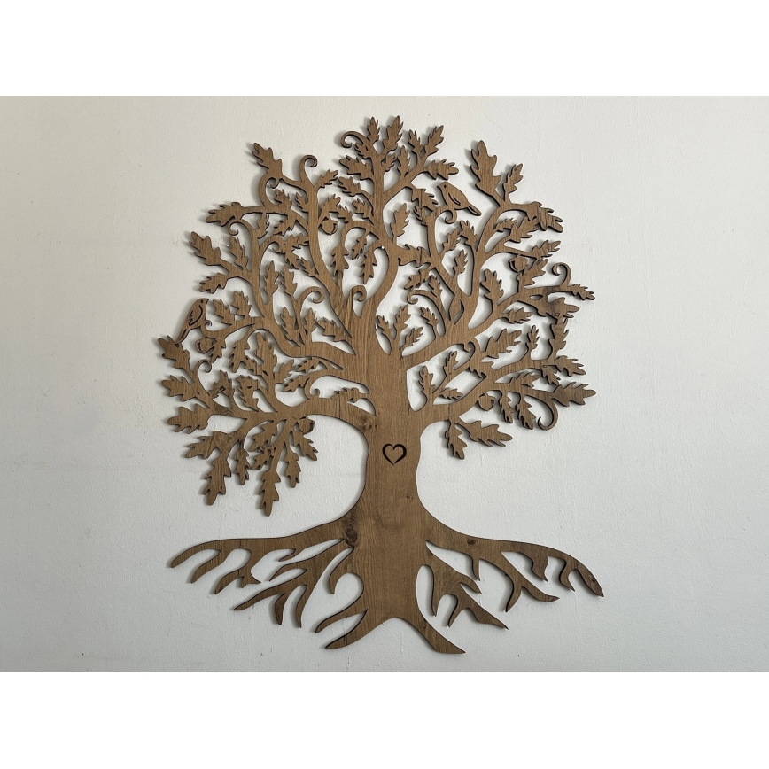 Li-Go 5739/DUB2 - Decoración de pared LED regulable LED/10W/230V 68x80 cm roble