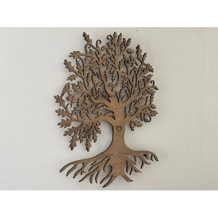 Li-Go 5739/DUB2 - Decoración de pared LED regulable LED/10W/230V 68x80 cm roble