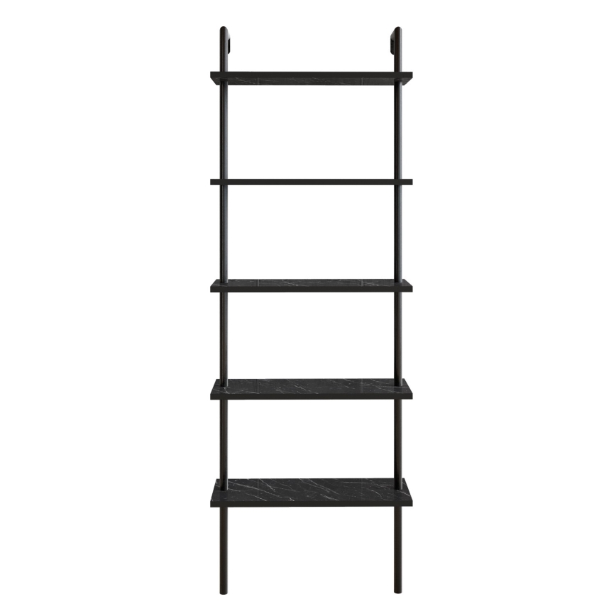 Librería de pared PAULA 174x60 cm negro