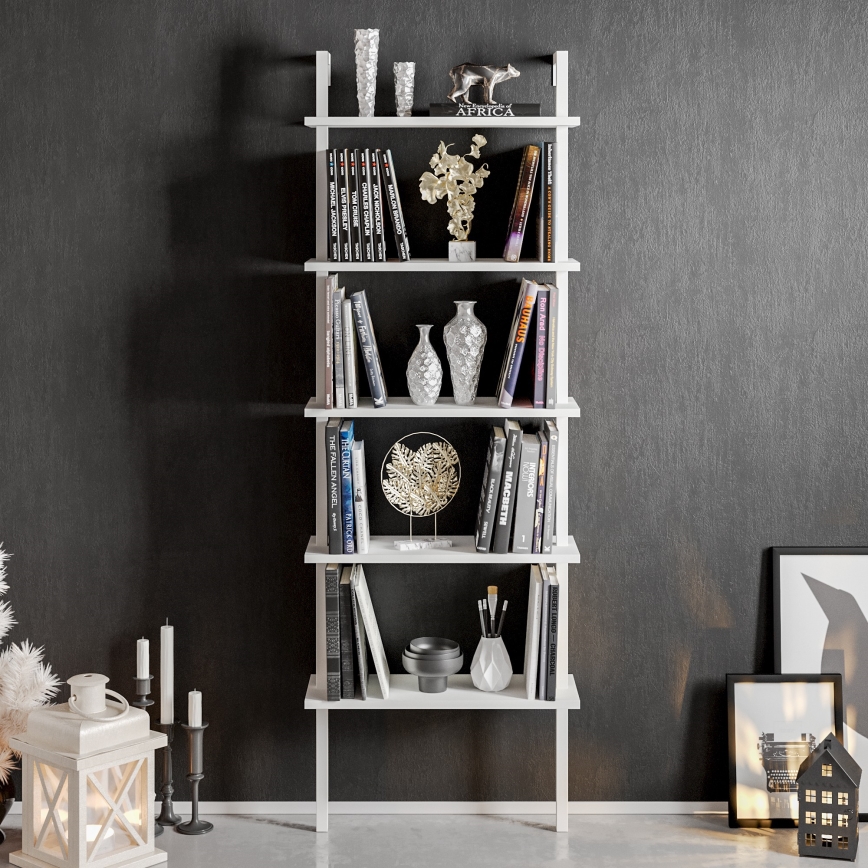 Librería de pared PIANTE 174x60 cm blanco