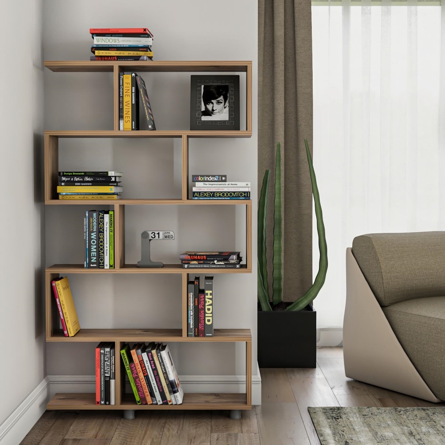 Librería ELIF 156x90 cm marrón