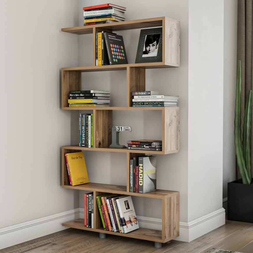 Librería ELIF 156x90 cm marrón