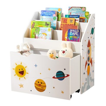 Librería infantil con cajón ANET blanca
