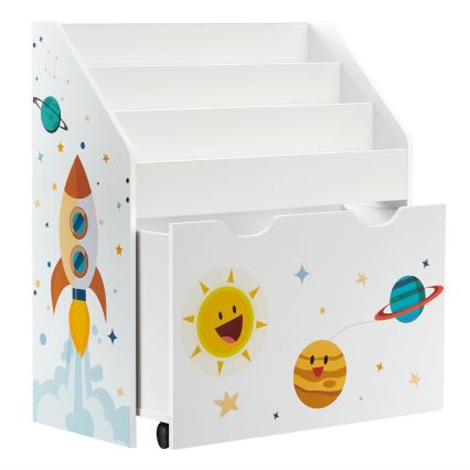 Librería infantil con cajón ANET blanca