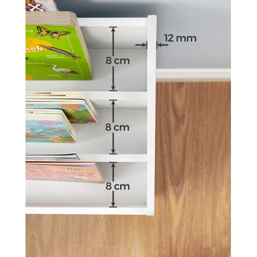 Librería infantil con cajón ANET blanca