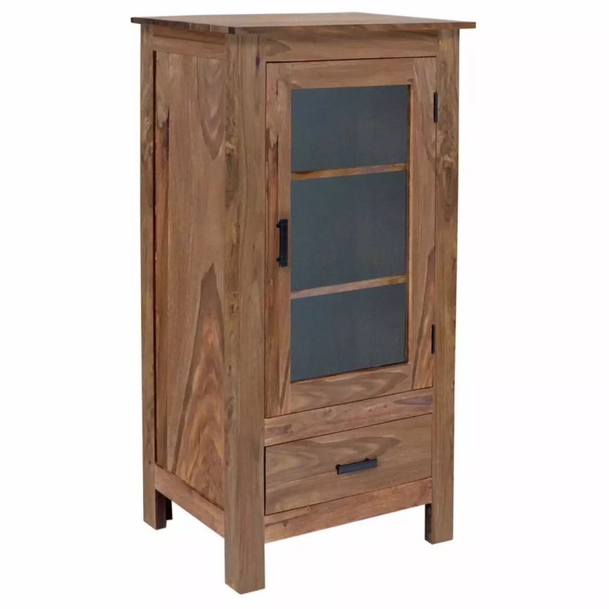 Librería RAMI 120x60 cm madera maciza/palisandro