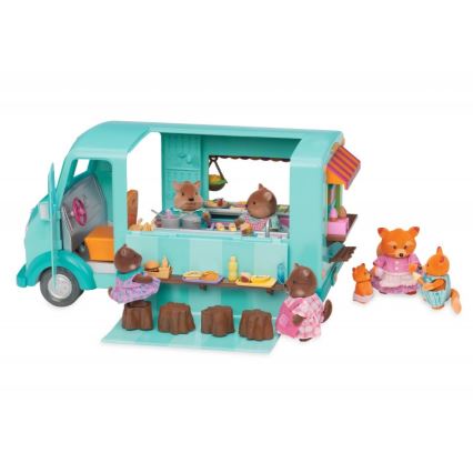 Li'l Woodzeez - Familia de elefantes FOOD TRUCK