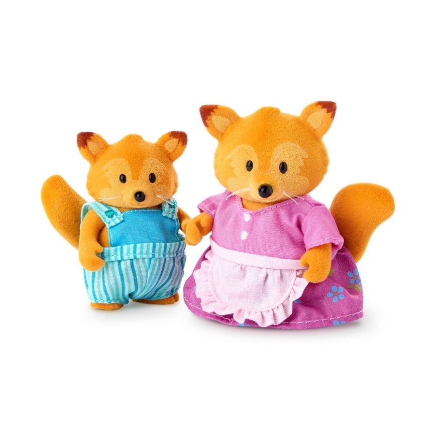 Li'l Woodzeez - Set de figuras TIPPYTAIL familia de zorros