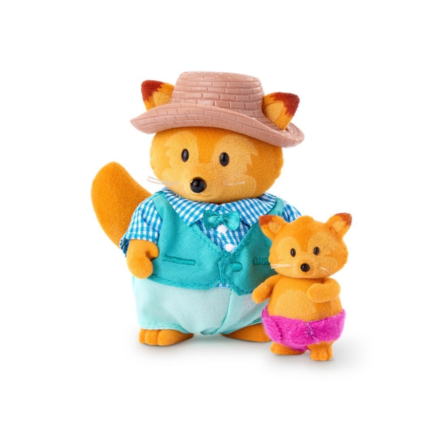 Li'l Woodzeez - Set de figuras TIPPYTAIL familia de zorros