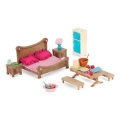 Li'l Woodzeez - Set de juguetes de muebles para dormitorio y comedor