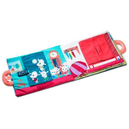 Lilliputiens - Libro textil infantil Cabras traviesas