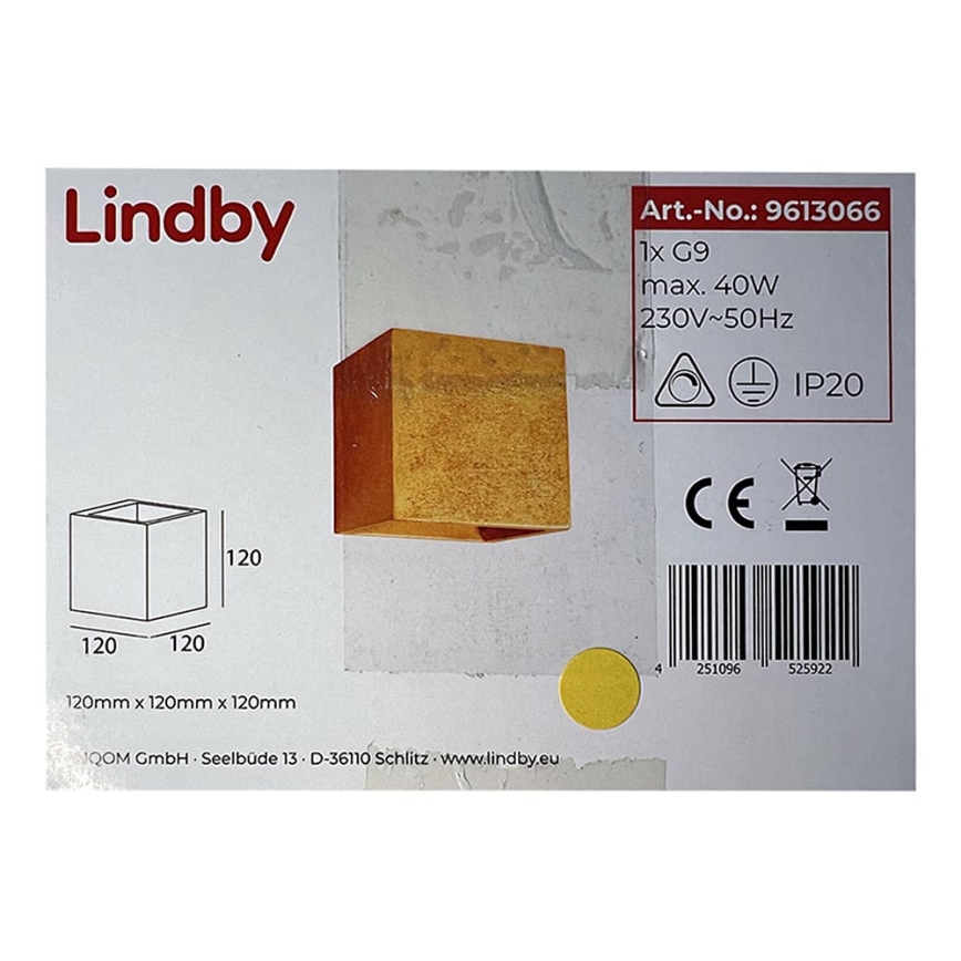 Lindby - Aplique YADE 1xG9/20W/230V