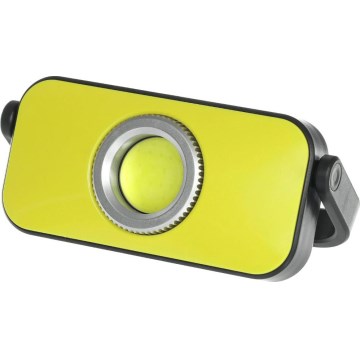 Linterna de trabajo LED con función de power bank LED/4400 mAh IP44 amarillo/negro