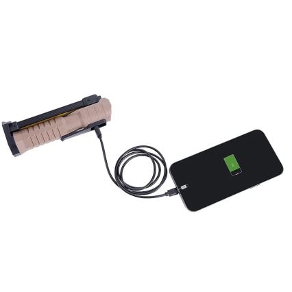 Linterna de trabajo LED regulable recargable con función de power bank LED/4W/5V IPX4 600 lúmenes 2000 mAh