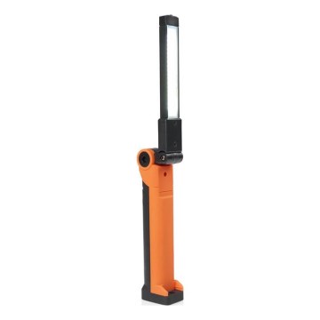 Linterna de trabajo LED recargable regulable LED/3W/5V 6500K 2000 mAh naranja/negro