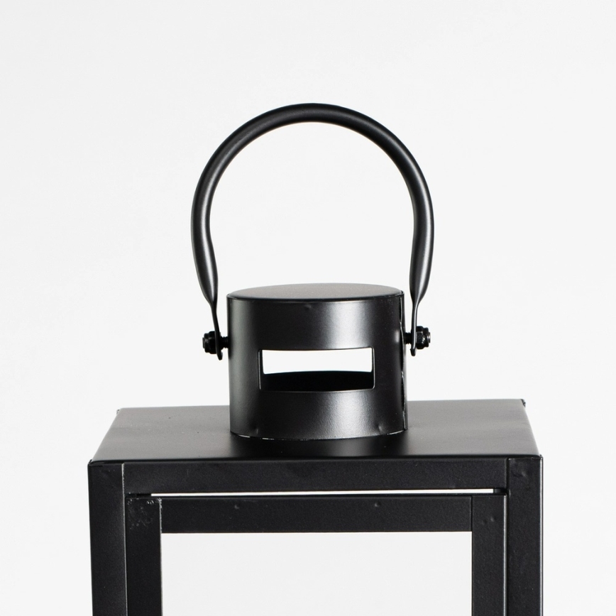 Linterna decorativa 49 cm negra