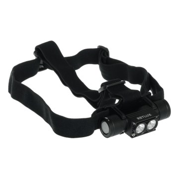 Linterna frontal LED recargable de aluminio LED/2600 mAh IP66