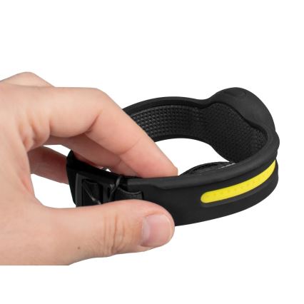 Linterna frontal LED recargable y regulable con luz roja, 550 lm, 5V, IPX4, 600 mAh