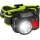 Linterna frontal LED recargable y regulable con sensor y luz roja LED/6W/5V/3xAAA IP66 500 lm 1200 mAh