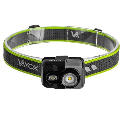 Linterna frontal LED recargable y regulable LED/10W/5V/3xAAA IP66 800 lm 1000 mAh