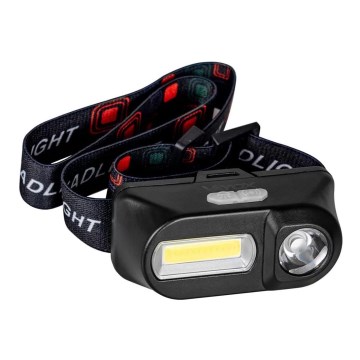 Linterna frontal recargable LED regulable 2xLED/5V IP44 210 lm 2000 mAh
