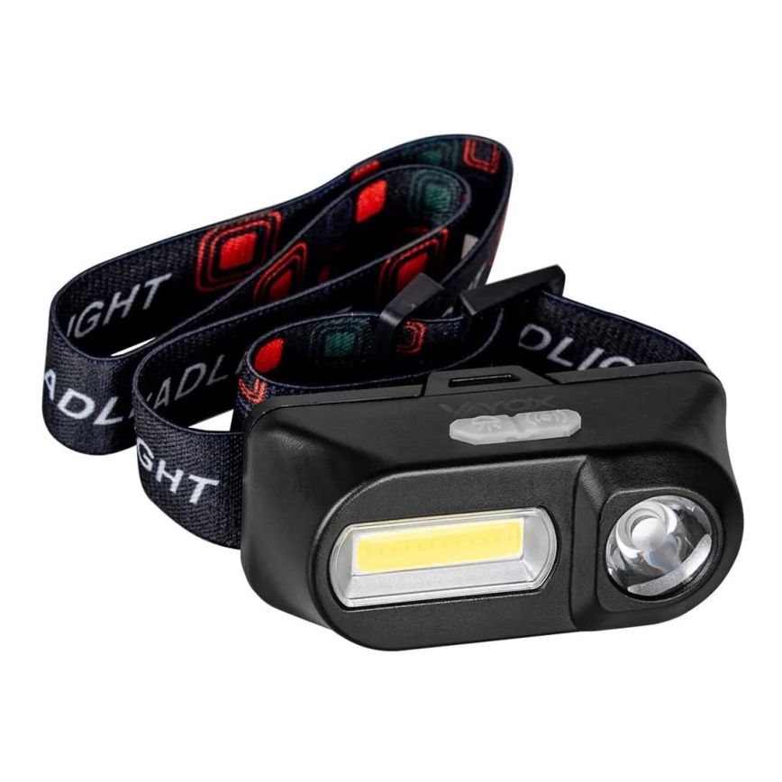 Linterna frontal recargable LED regulable 2xLED/5V IP44 210 lm 2000 mAh