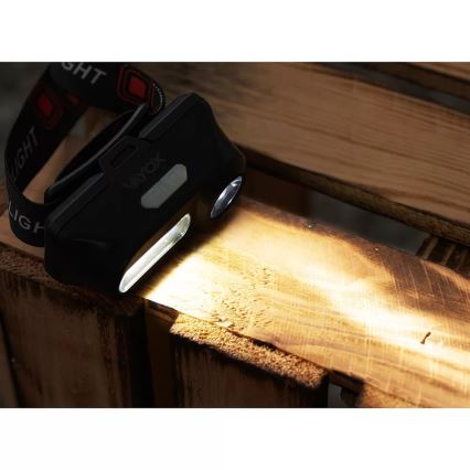 Linterna frontal recargable LED regulable 2xLED/5V IP44 210 lm 2000 mAh