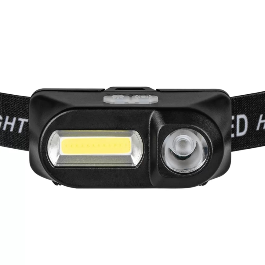 Linterna frontal recargable LED regulable 2xLED/5V IP44 210 lm 2000 mAh