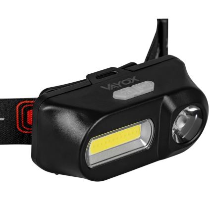 Linterna frontal recargable LED regulable 2xLED/5V IP44 210 lm 2000 mAh