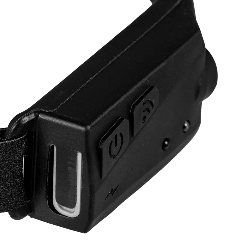 Linterna frontal recargable LED regulable con sensor 2xLED/5V IP44 350 lm 1200 mAh