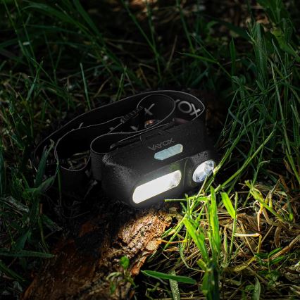 Linterna frontal recargable LED regulable 2xLED/5V IPX4 250 lm 2000 mAh