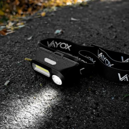 Linterna frontal recargable LED regulable 2xLED/5V IPX4 250 lm 2000 mAh
