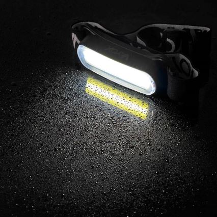 Linterna frontal recargable LED regulable LED/5V IPX4 300 lm 1200 mAh