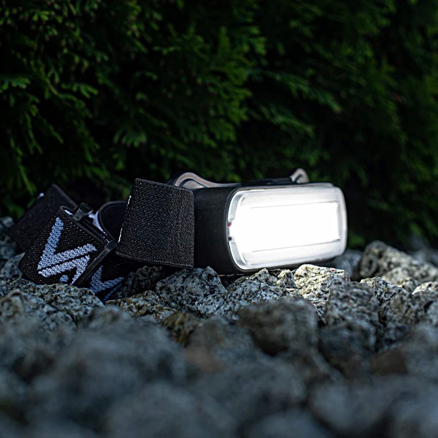 Linterna frontal recargable LED regulable LED/5V IPX4 300 lm 1200 mAh